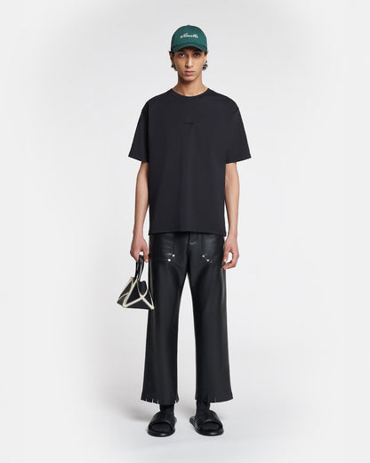 Reece Embroidered T-shirt - Black | Nanushka