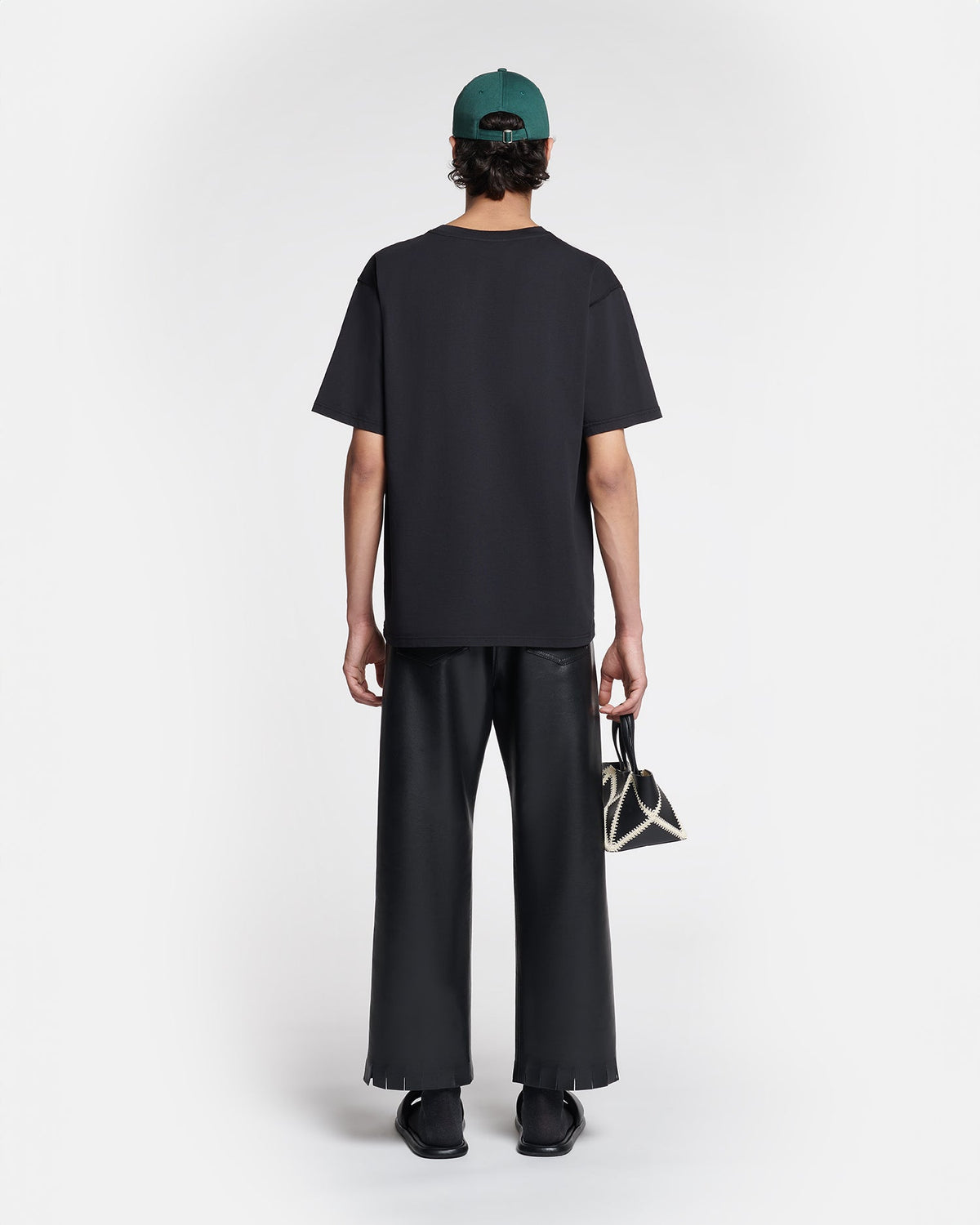 Reece Embroidered T-shirt - Black | Nanushka