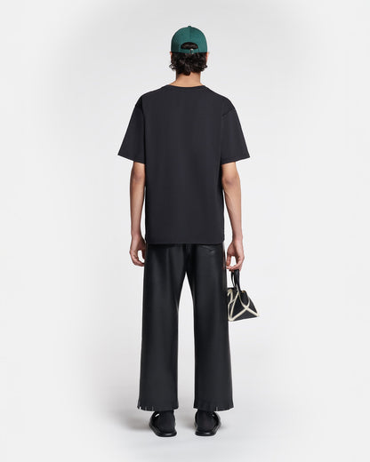 Reece Embroidered T-shirt - Black | Nanushka