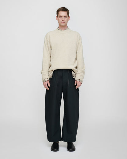 Estevon Structured trousers - Anthracite | Nanushka