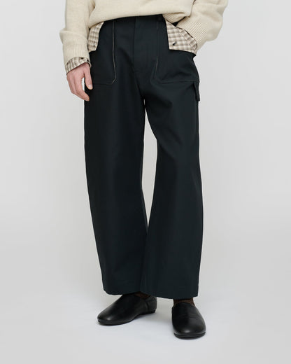 Estevon Structured trousers - Anthracite | Nanushka