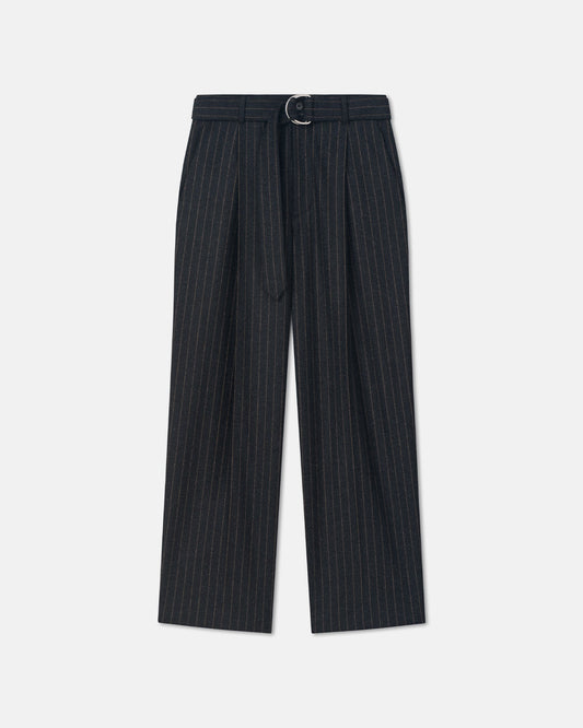 Colten Belted pants - Black/Grey | Nanushka