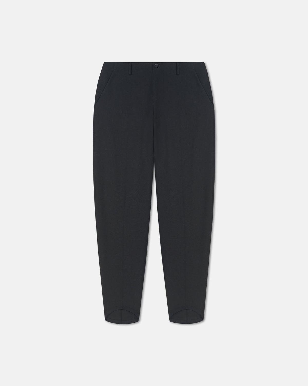 Eamon Crepe Twill Tapered Pants - Black | Nanushka