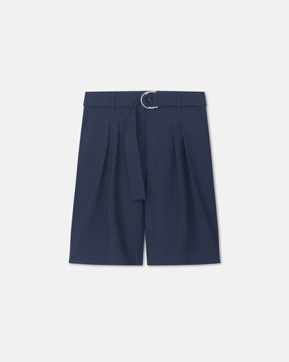 Derulo Tailored Shorts - Navy | Nanushka