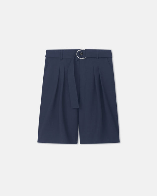 Derulo Tailored Shorts - Navy | Nanushka