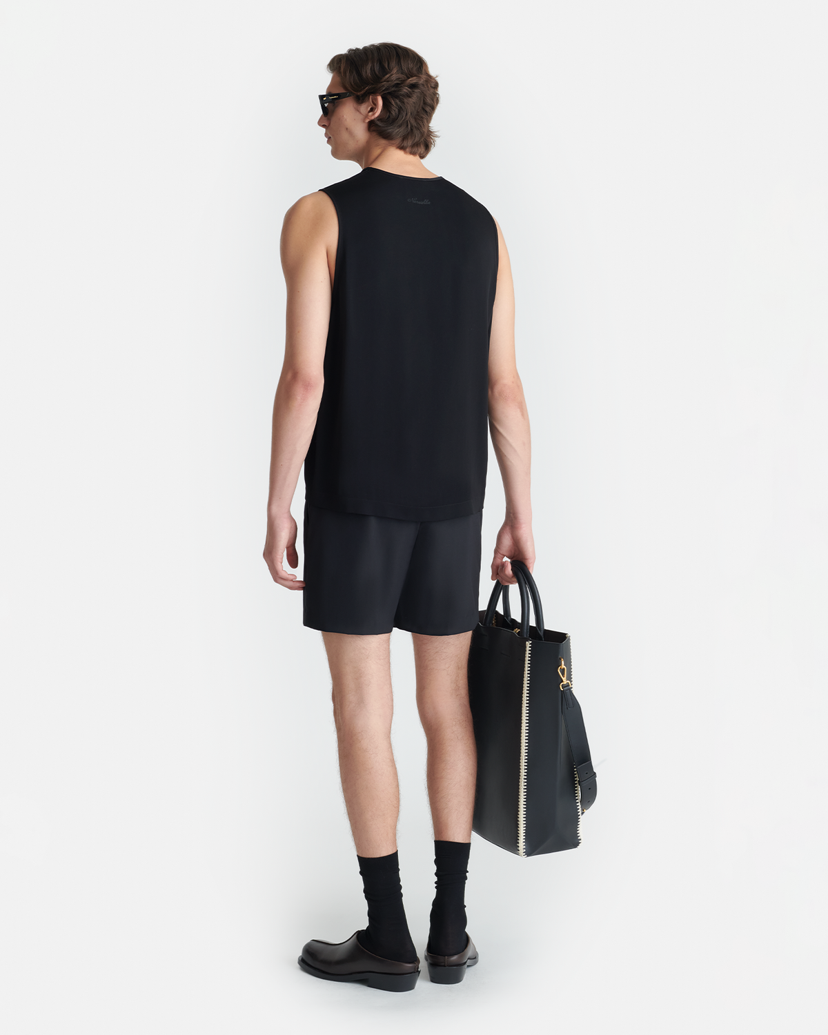 Ollie Belted Shorts - Black | Nanushka