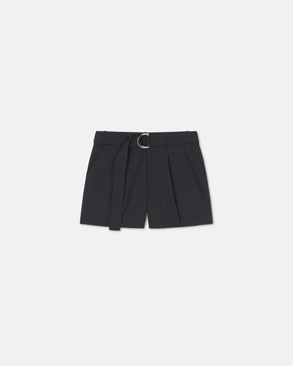 Ollie Belted Shorts - Black | Nanushka