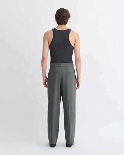 Colten Belted pants - Dark Grey | Nanushka
