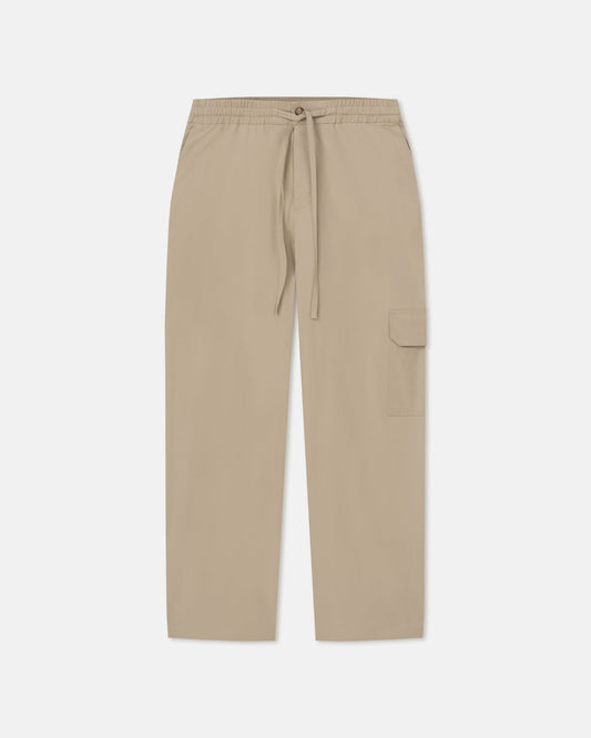 Navid Tech Twill Balloon-Leg Pants - Pebble | Nanushka