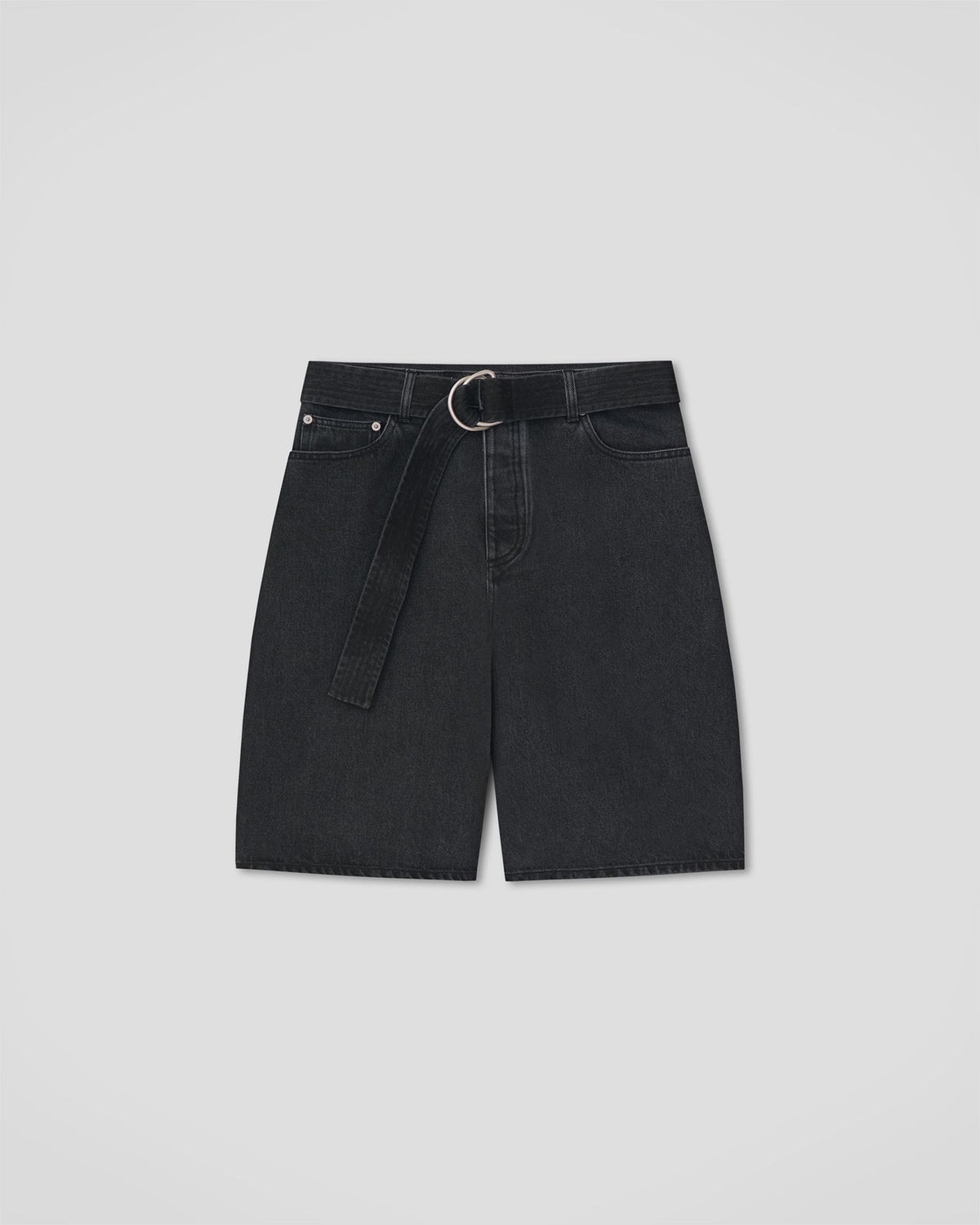 Mydal Denim bermuda shorts - Washed Black | Nanushka