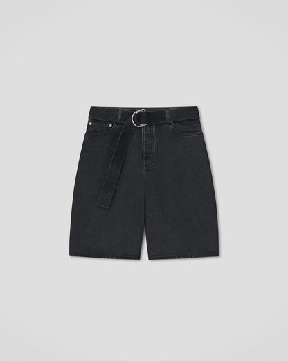 Mydal Denim bermuda shorts - Washed Black | Nanushka