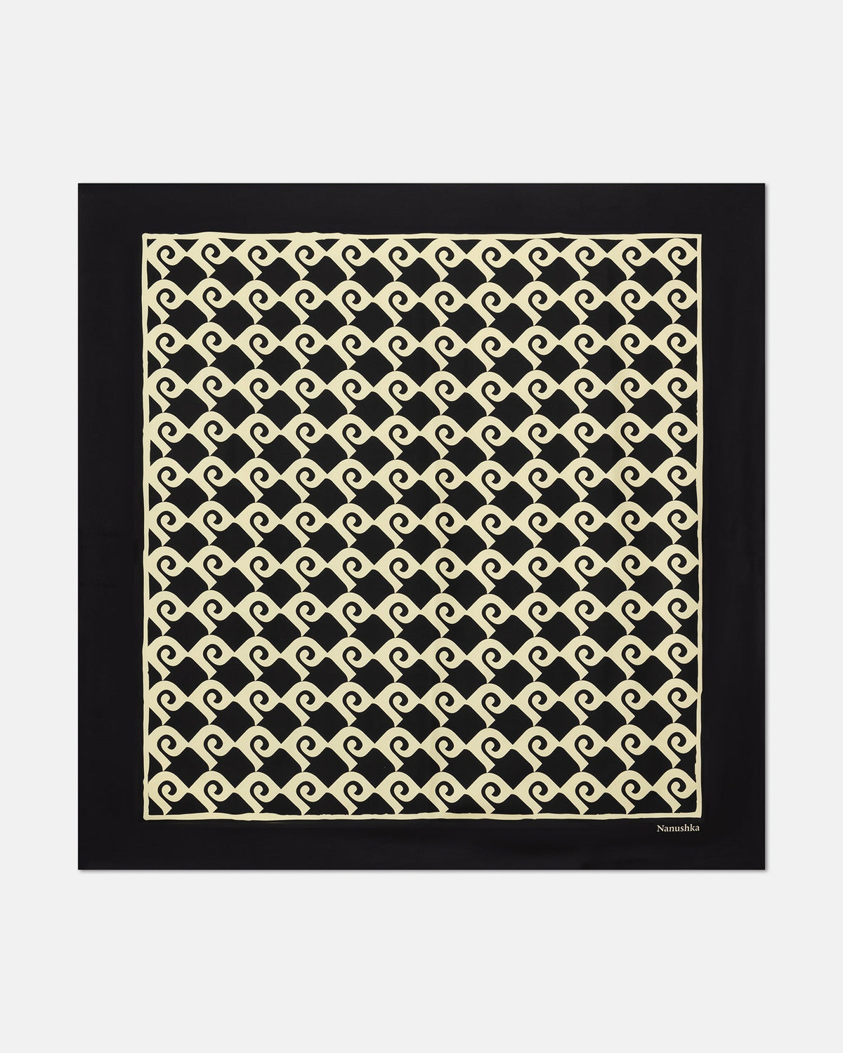 Miani Silk scarf - Diamond Check | Nanushka