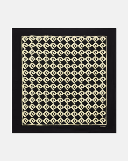 Miani Silk scarf - Diamond Check | Nanushka