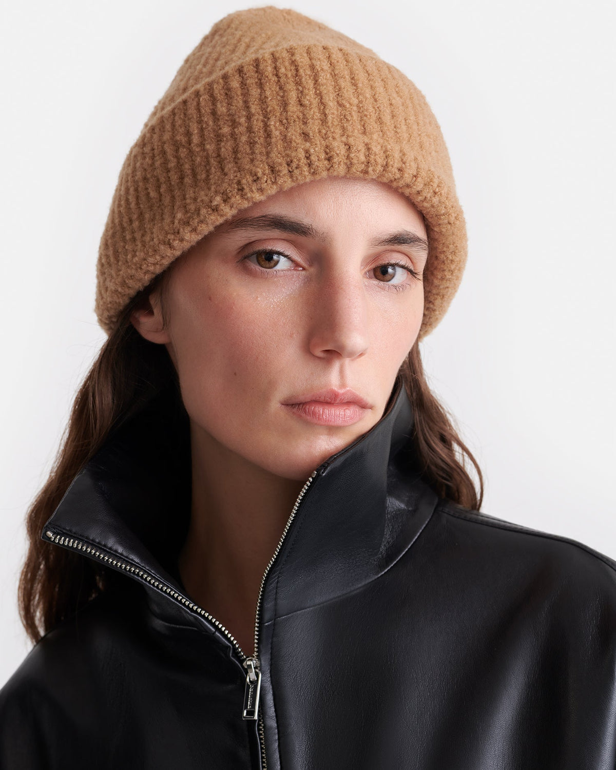 Corey Beanie hat - Camel | Nanushka