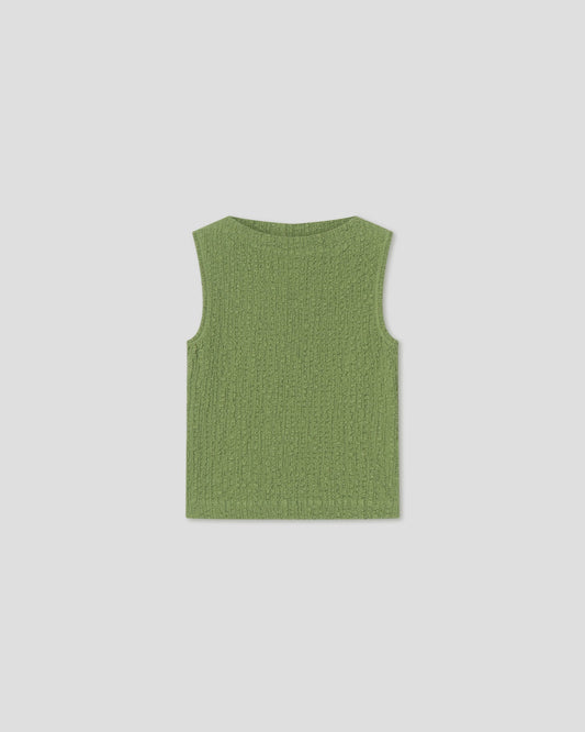 Caile Sleeveless top - Matcha | Nanushka