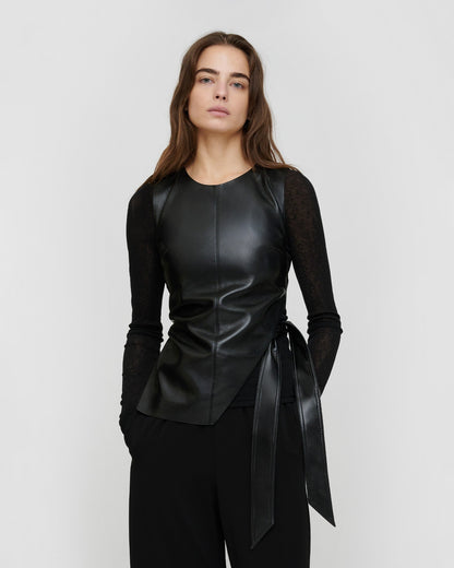 Komal Okobor tank top - Black | Nanushka