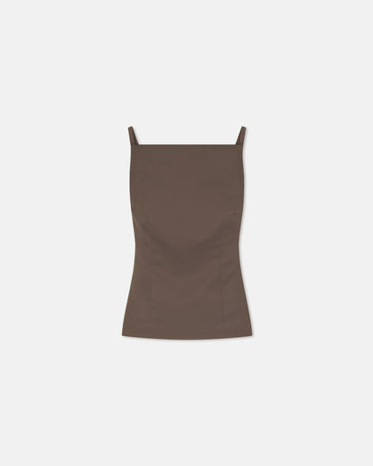 Laree Structured top - Wood | Nanushka
