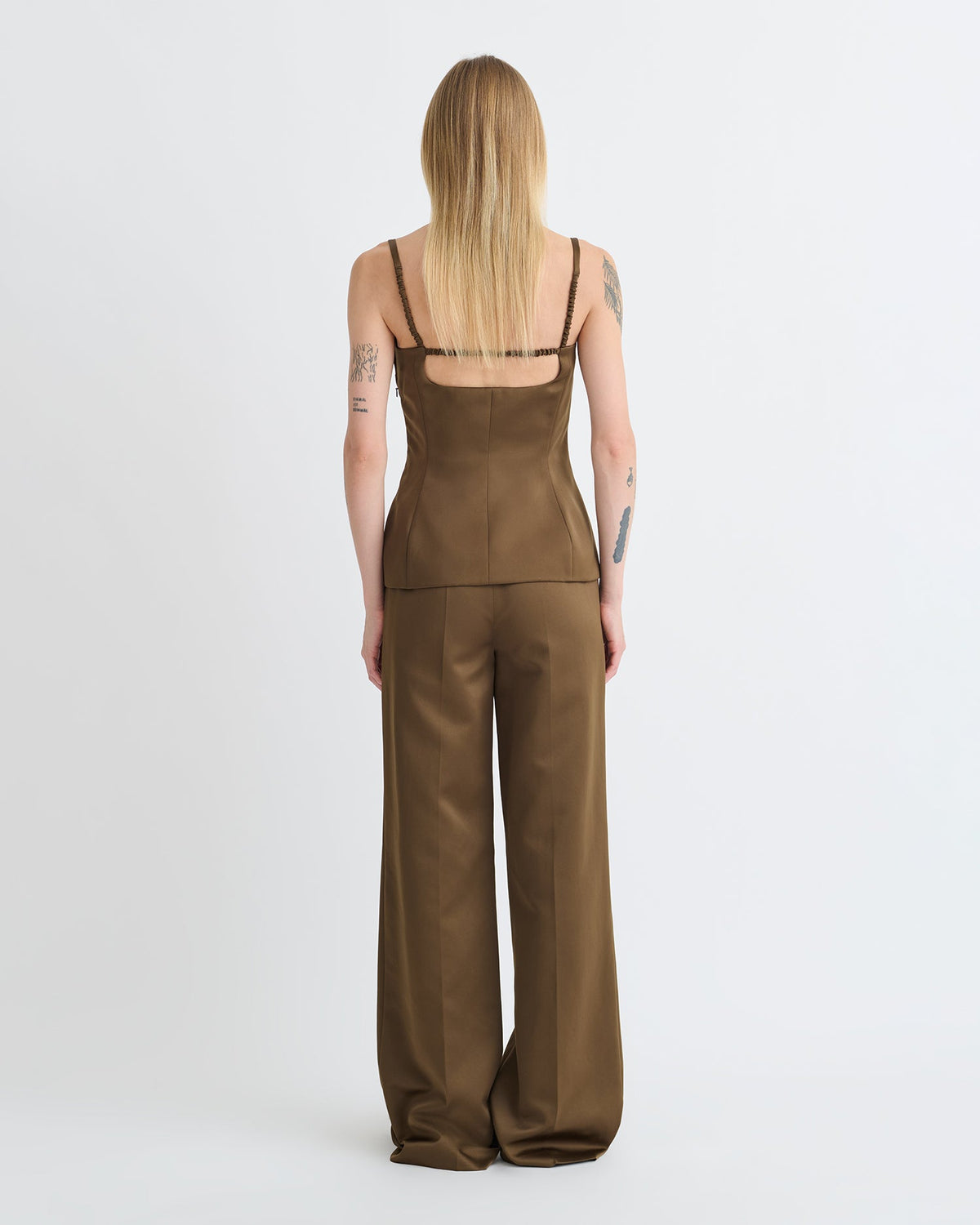 Laree Structured top - Wood | Nanushka