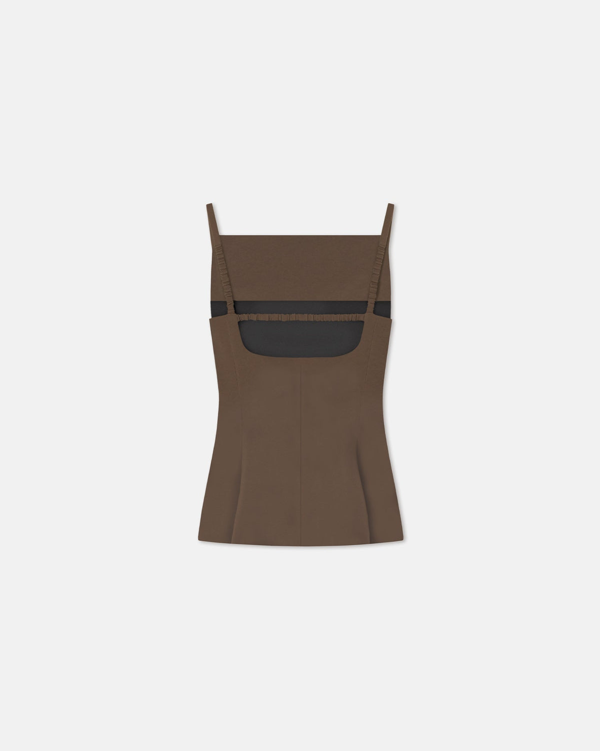 Laree Structured top - Wood | Nanushka