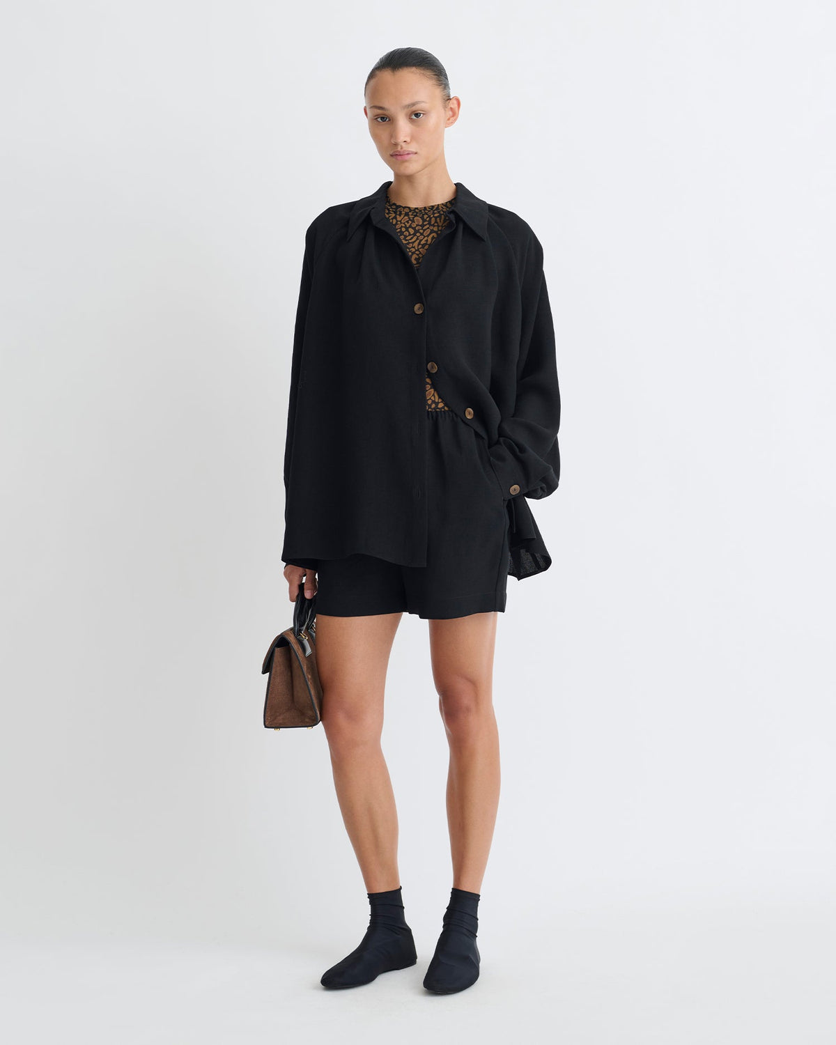 Ada Shirt - Black | Nanushka