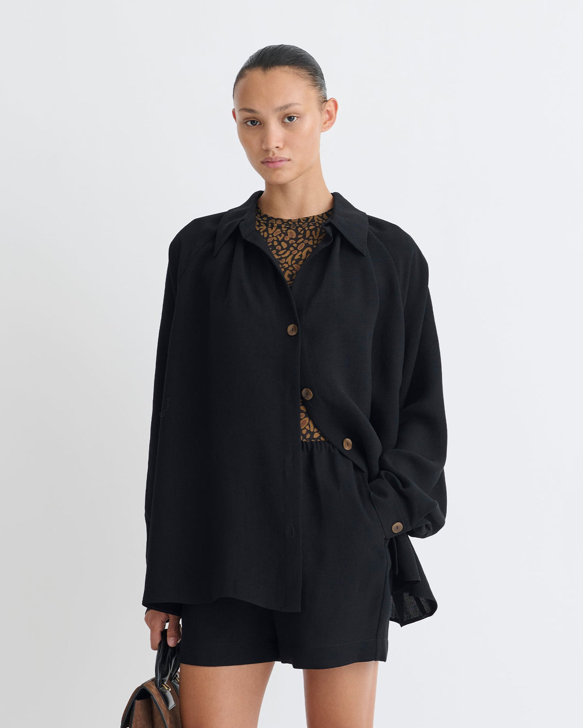 Ada Shirt - Black | Nanushka