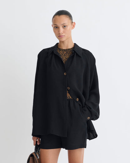 Ada Shirt - Black | Nanushka