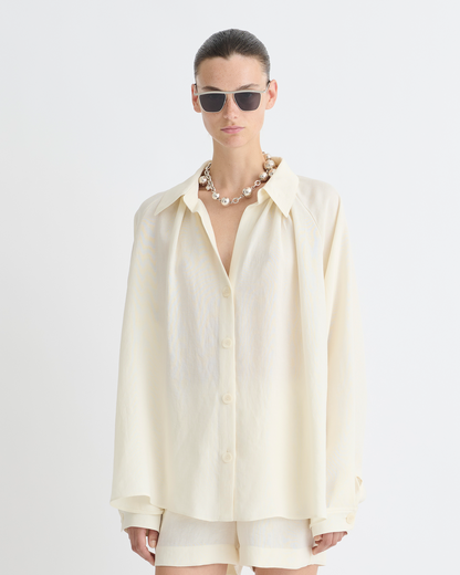 Ada Shirt - Creme | Nanushka