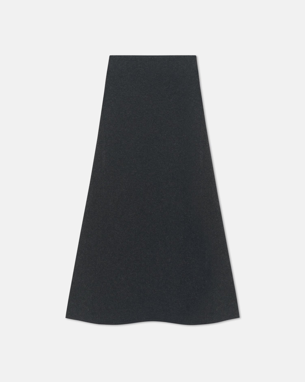 Priel Overwashed Merino Mid-Length Skirt - Charcoal | Nanushka