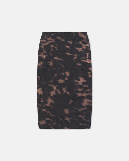 Carisa Midi skirt - Midnight Mocha Brown | Nanushka
