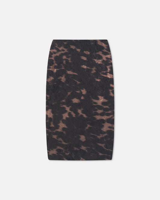 Carisa Midi skirt - Midnight Mocha Brown | Nanushka