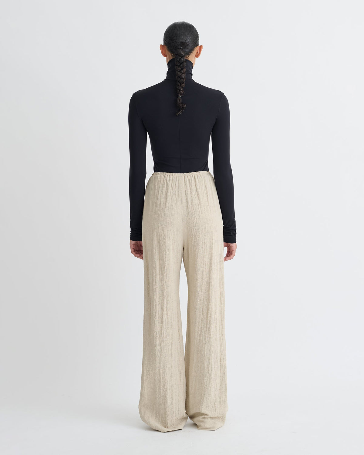 Arvenn Seersucker Suiting Pants - Sand | Nanushka