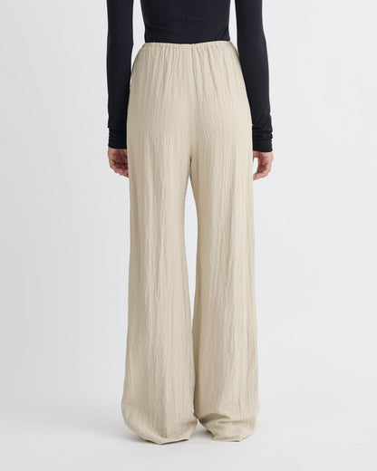 Arvenn Seersucker Suiting Pants - Sand | Nanushka