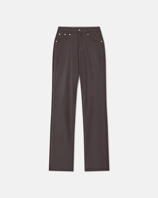 Jacoba Okobor Pants - Coffee Ground | Nanushka