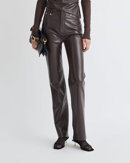 Jacoba Okobor Pants - Coffee Ground | Nanushka