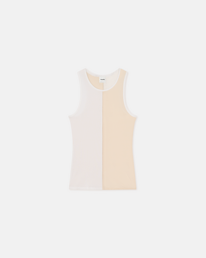 Macha Tank top - White/Eggshell | Nanushka