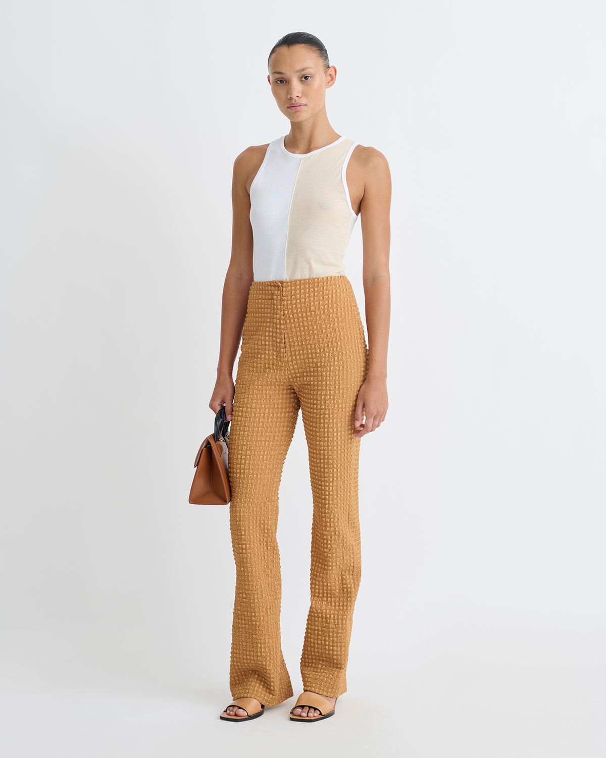 Macha Tank top - White/Eggshell | Nanushka