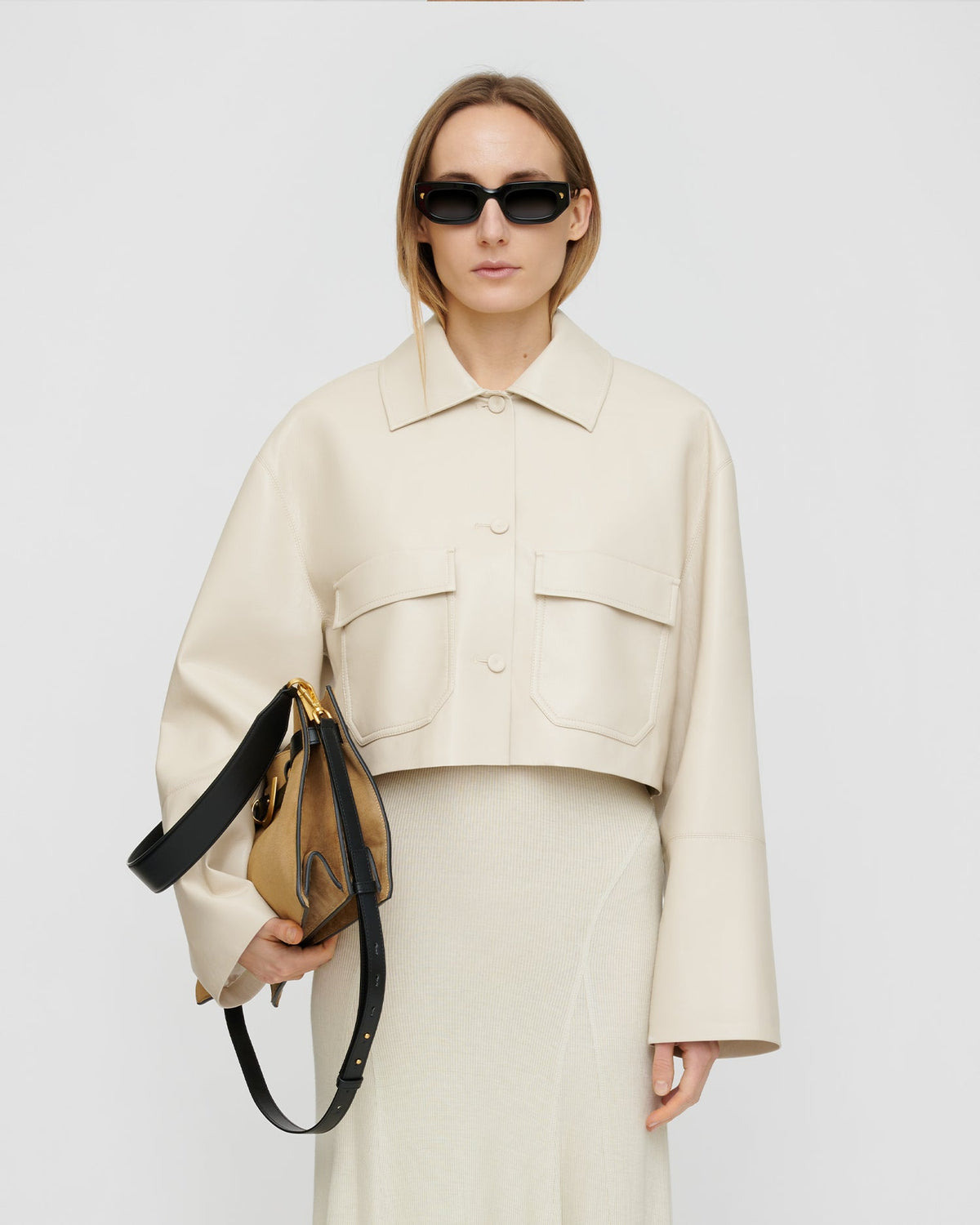 Omolara Jacket - Creme | Nanushka