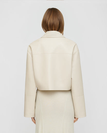 Omolara Jacket - Creme | Nanushka