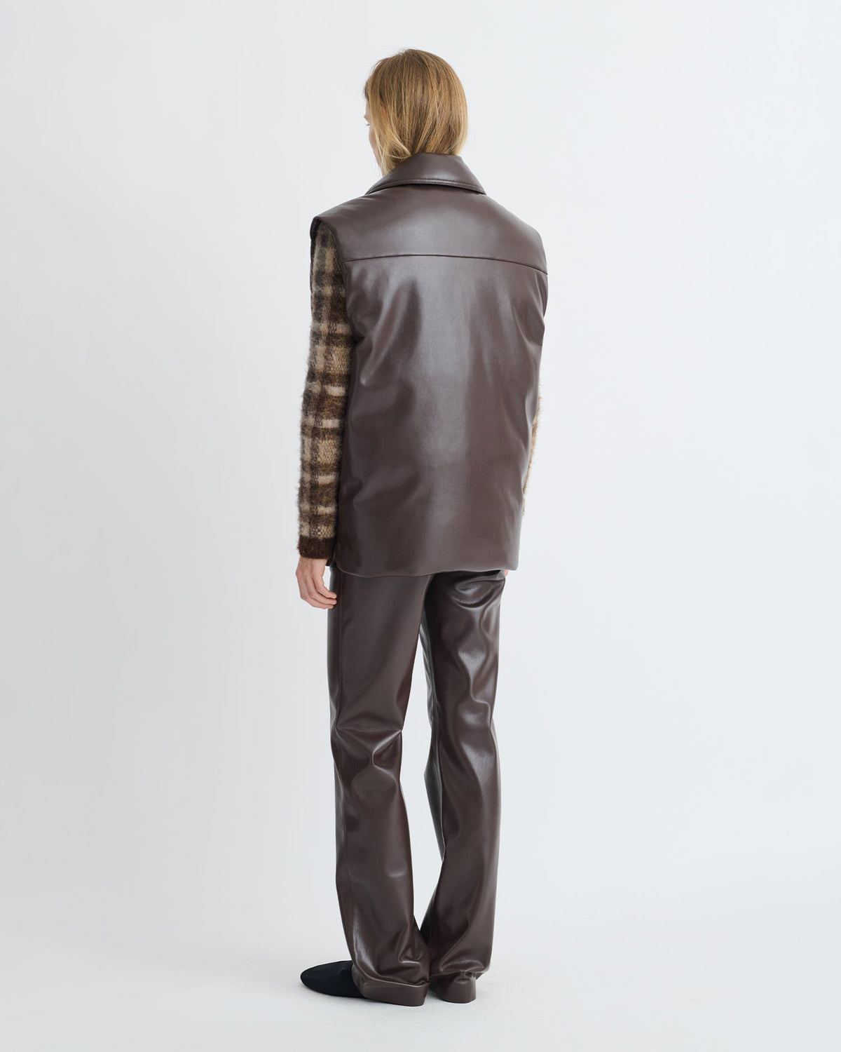 Karlene Okobor Vest - Coffee Ground | Nanushka