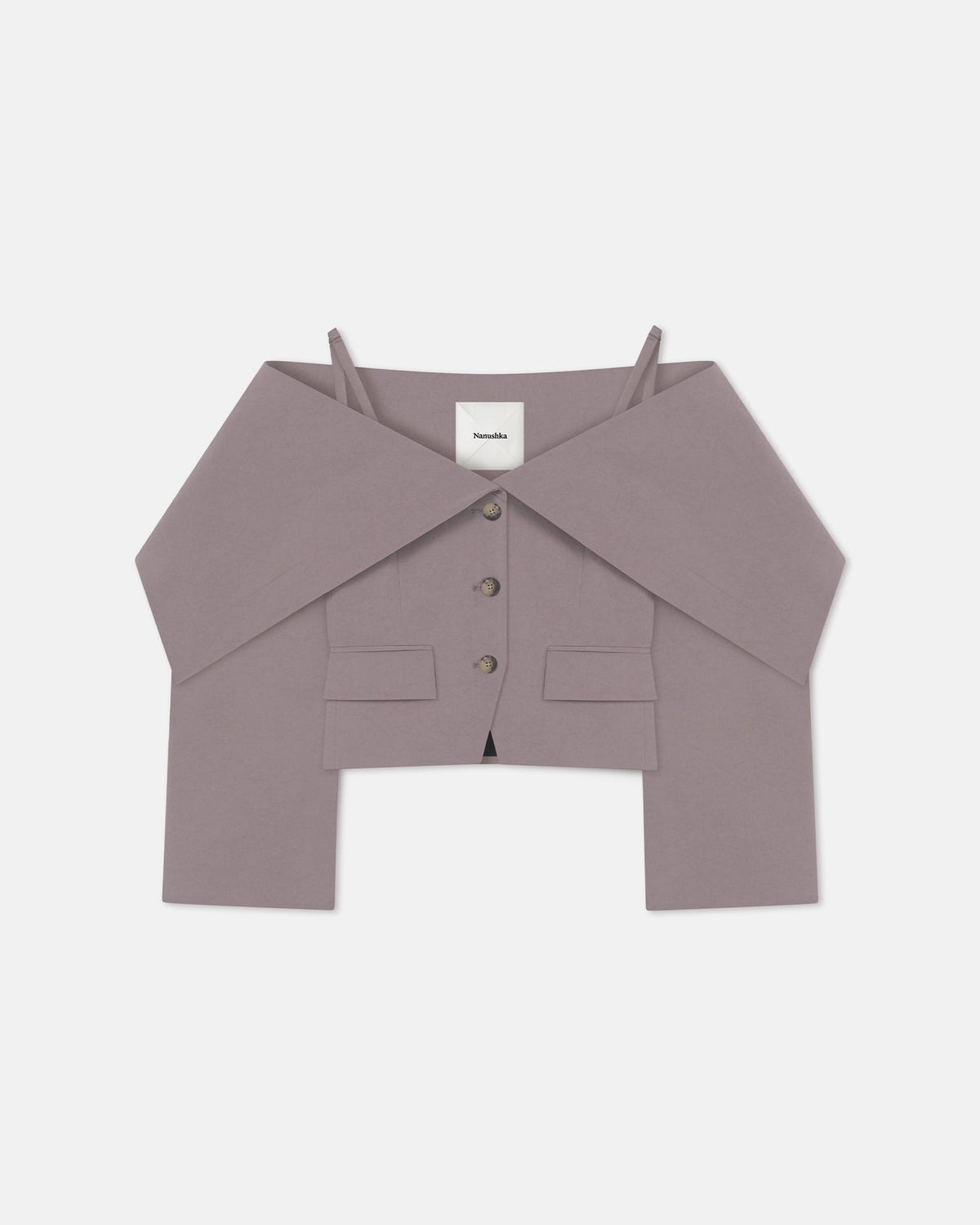 Amantha Structured blazer - Grey | Nanushka