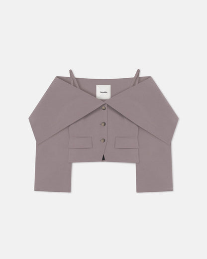 Amantha Structured blazer - Grey | Nanushka