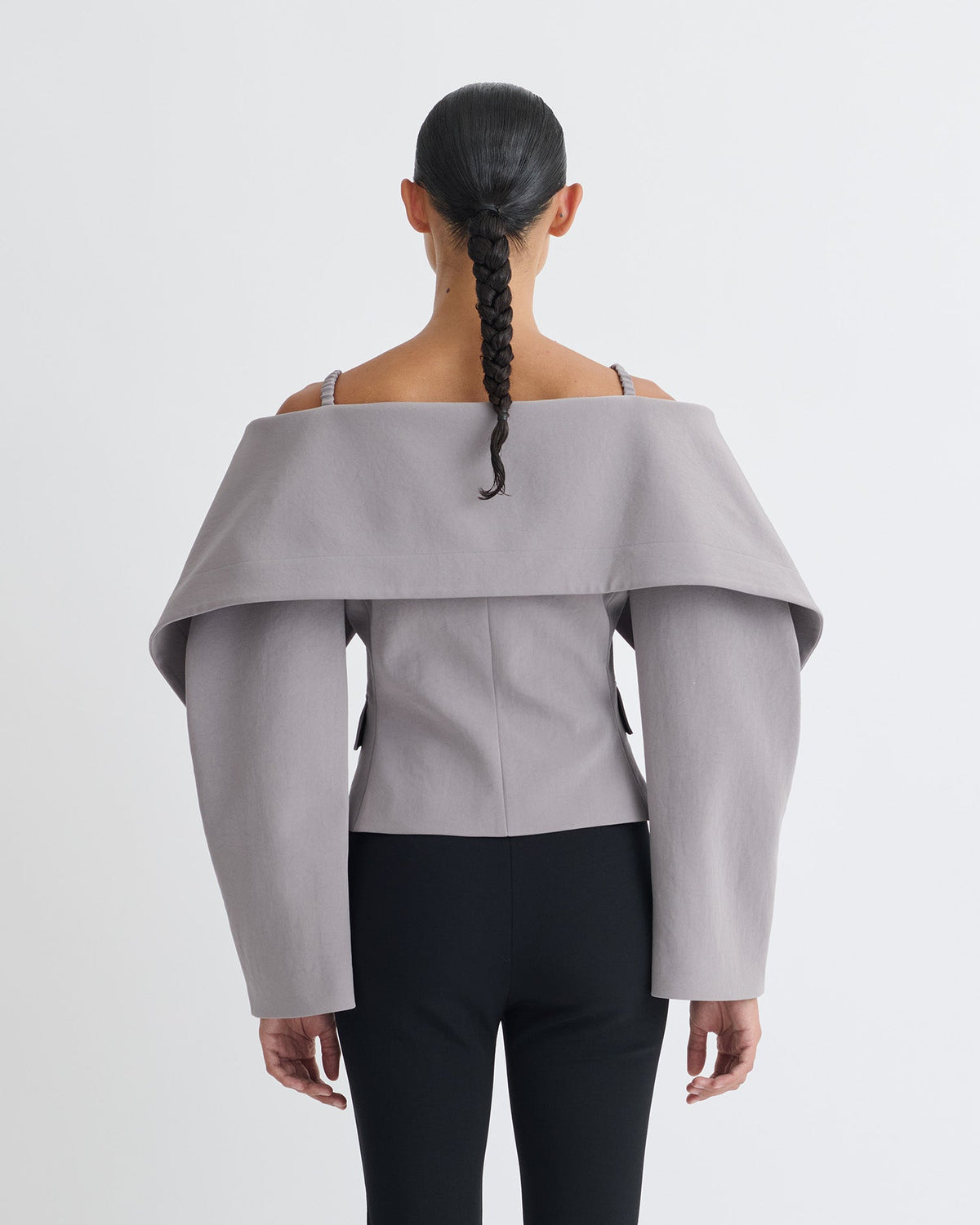Amantha Structured blazer - Grey | Nanushka
