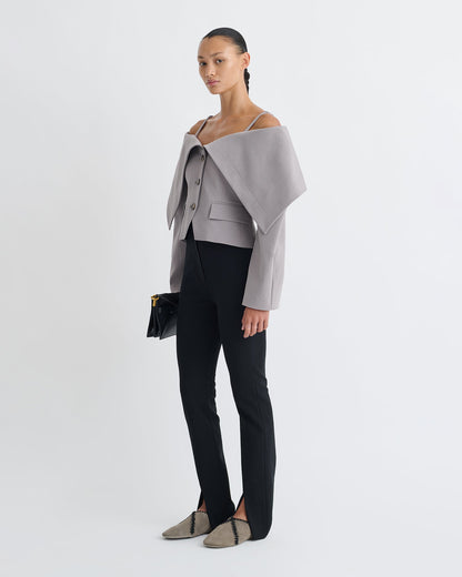 Amantha Structured blazer - Grey | Nanushka