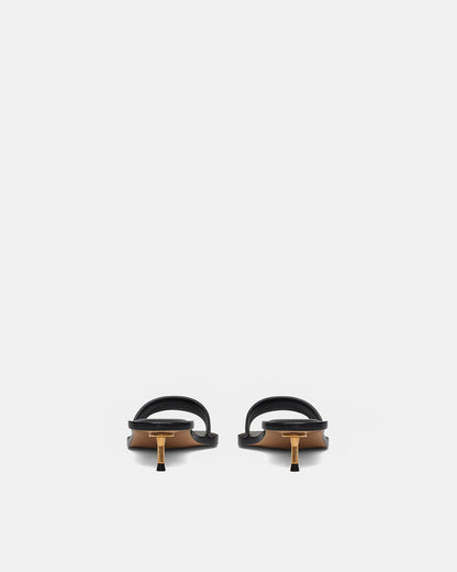 Ibiron Leather Sandals - Black | Nanushka