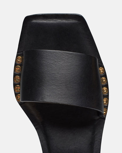 Ibiron Leather Sandals - Black | Nanushka