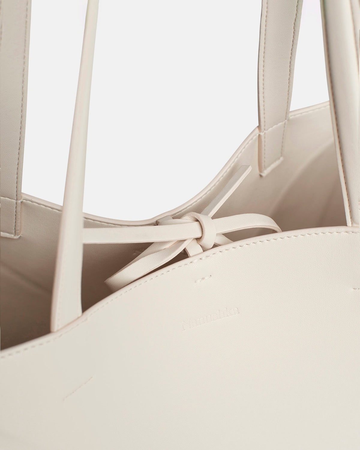 Origami Tote Large Alt-Nappa tote - Off White | Nanushka