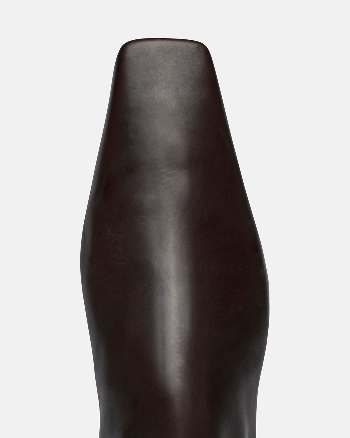 Isla Elongated Square Toe Boots - Dark Chocolate | Nanushka