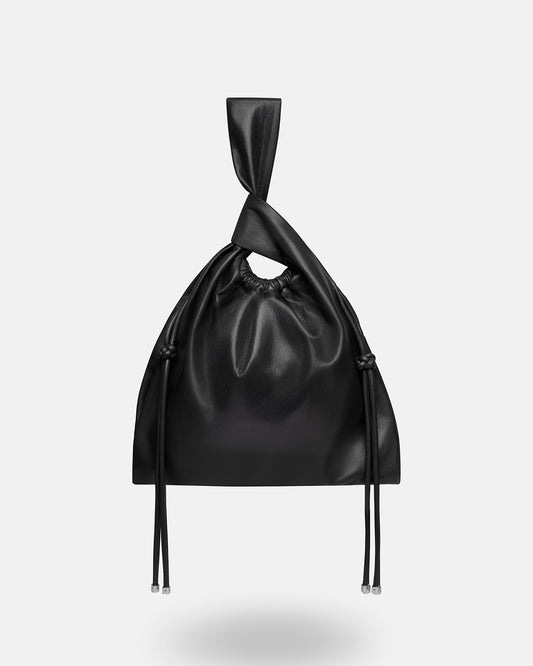 Jen Drawstring Okobor™ bag - Black | Nanushka