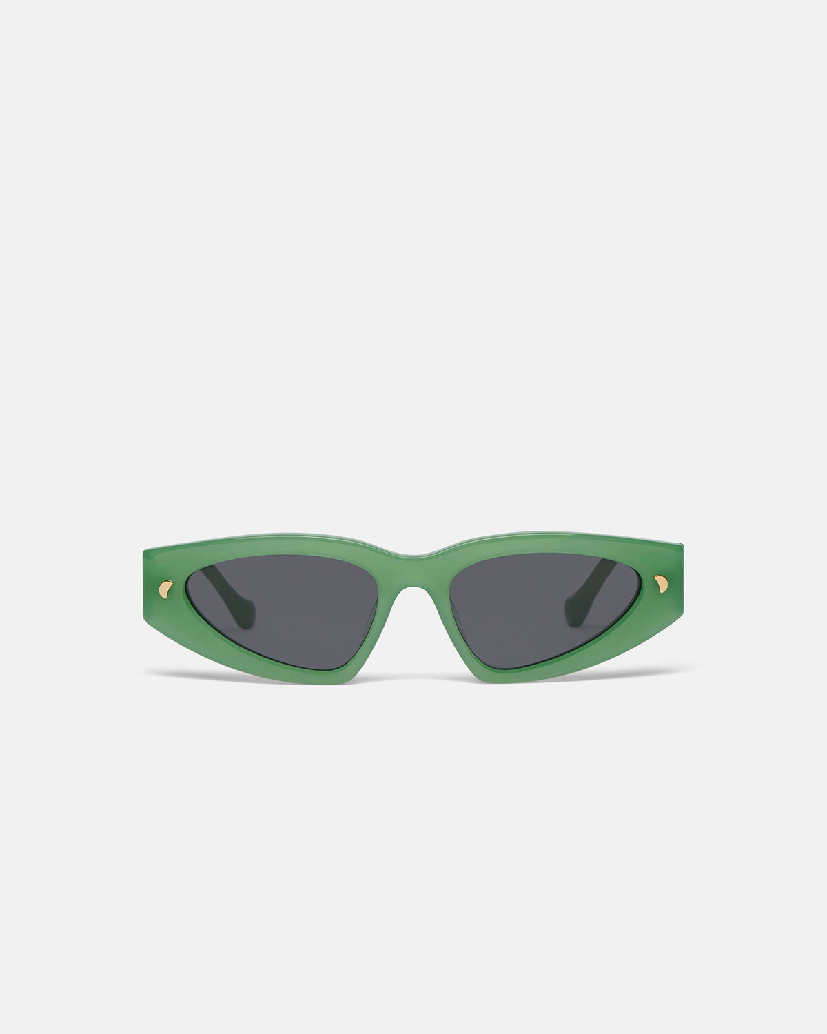 Crista Bio-Plastic D-Frame Sunglasses - Green | Nanushka