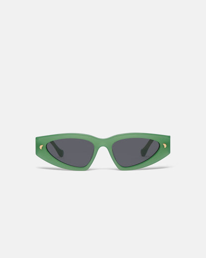 Crista Bio-Plastic D-Frame Sunglasses - Green | Nanushka